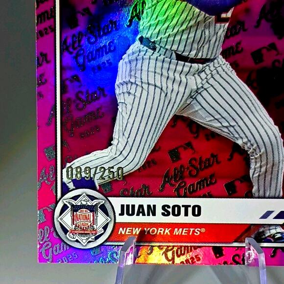 Juan Soto #60 Topps All-Star Game Pink Foil SP /250 - Picture 6 of 9
